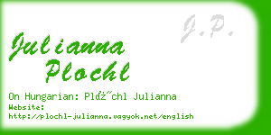 julianna plochl business card